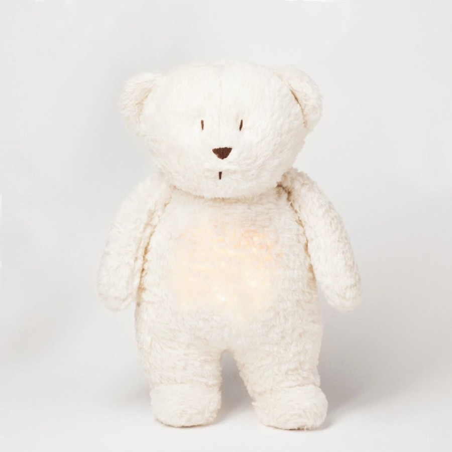 Nursery & Home Moonie Soft Toys | Moonie - Humming Friend Bear Nightlight - Polar