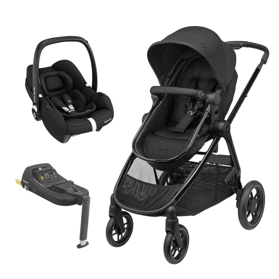 Prams & Pushchairs Millie & Ralph | Maxi-Cosi Zelia Luxe 2-In-1 Pushchair Cabriofix + Base Travel System -