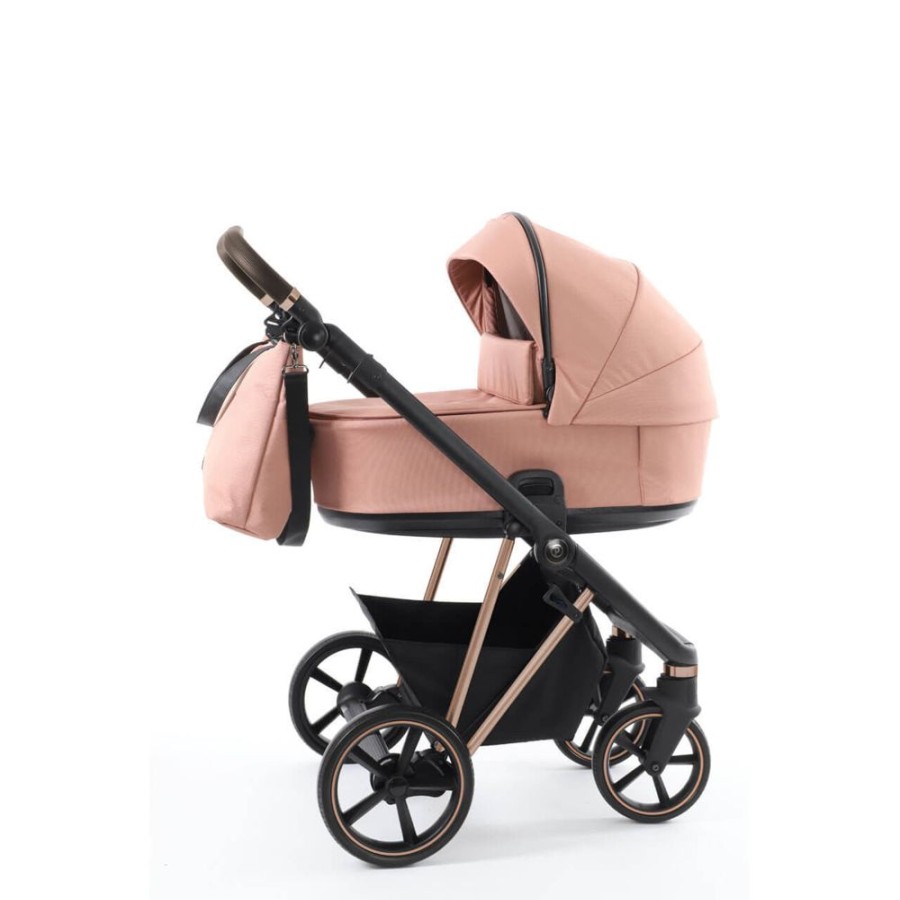 Prams & Pushchairs BabyStyle | Babystyle Prestige Vogue 8 Piece Bundle - Coral With Copper Chassis &