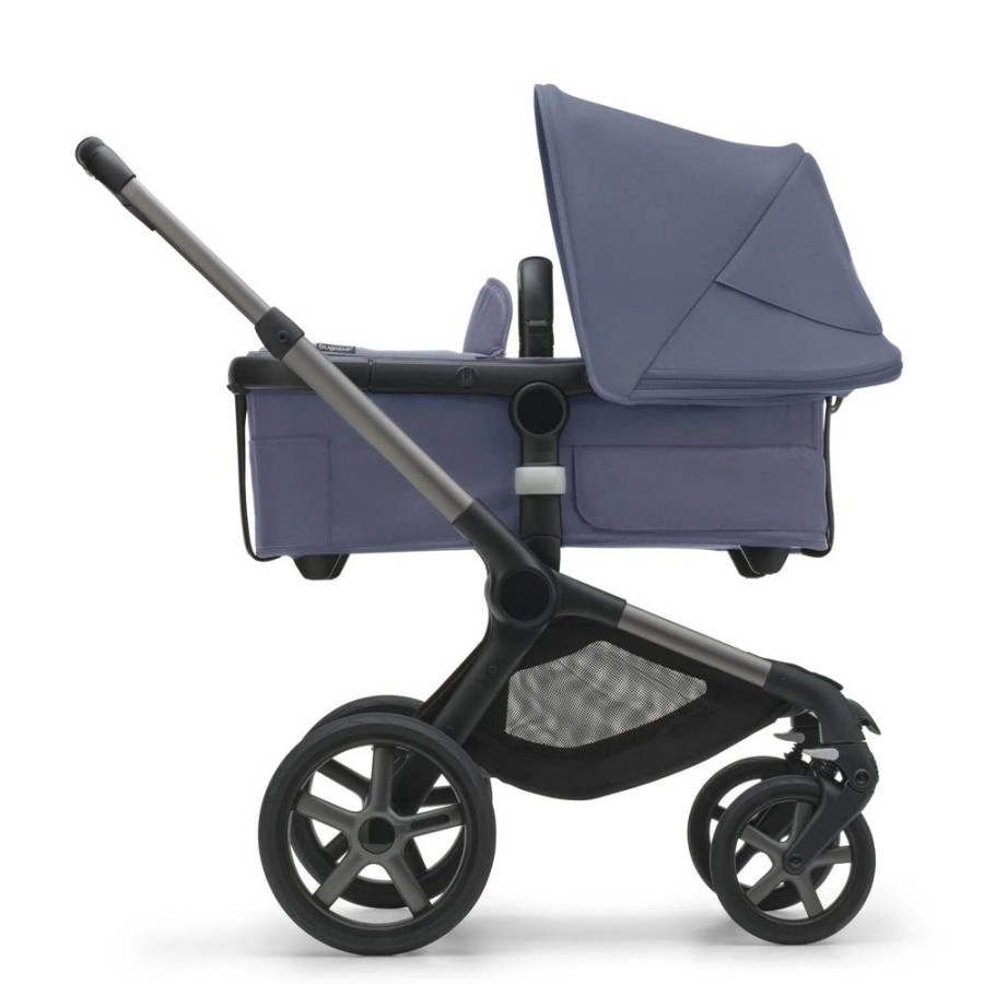 Prams & Pushchairs Bugaboo | Bugaboo Fox 5 Complete Pushchair - Graphite & Stormy Blue