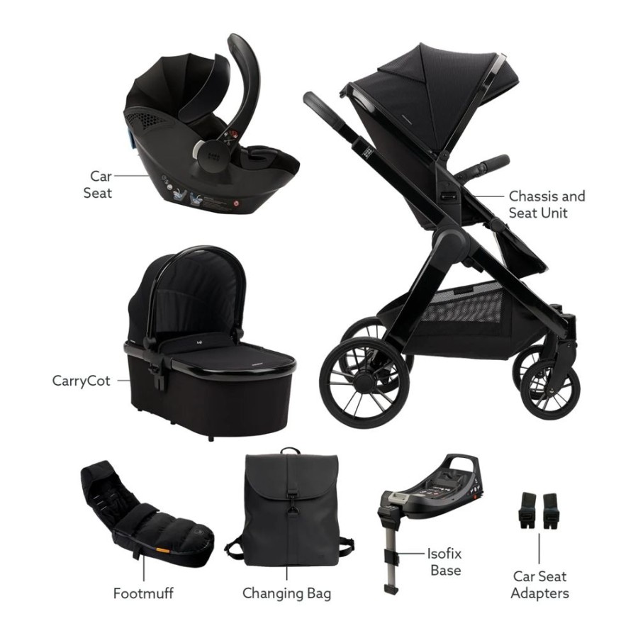 Prams & Pushchairs Bababing | Bababing Raffi 3 In 1 - Duck Egg - With Free Isofix Base