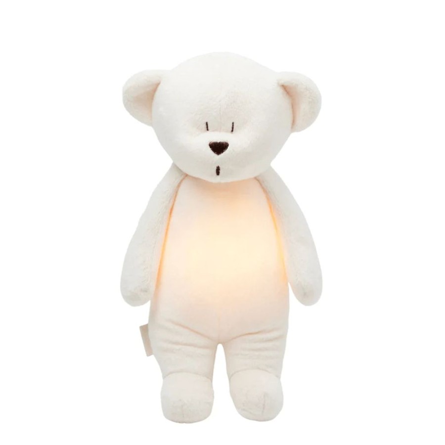 Nursery & Home Moonie Soft Toys | Moonie - Humming Friend Bear Nightlight - Cream