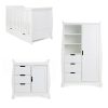 Nursery & Home Obaby 3 Piece Sets | Obaby Stamford Classic Sleigh 3Pc Nursery Furniture - White