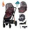 Prams & Pushchairs Cosatto | Cosatto Wow 2 Acorn I-Size Car Seat & Base Bundle - Charcoal Mister Fo