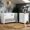 Nursery & Home Obaby 2 Piece Sets | Obaby Nika 2Pc Nursery Furniture - White Wash