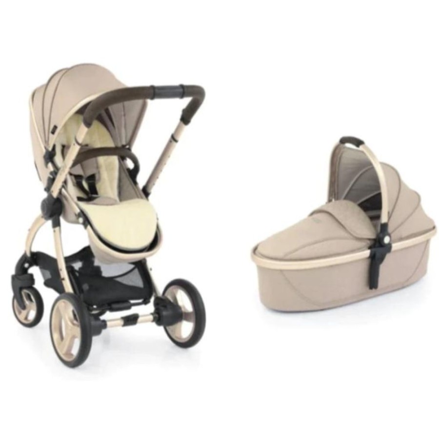 Prams & Pushchairs Egg2 | Egg 2 Stroller & Carrycot - Feather (Champagne Frame)