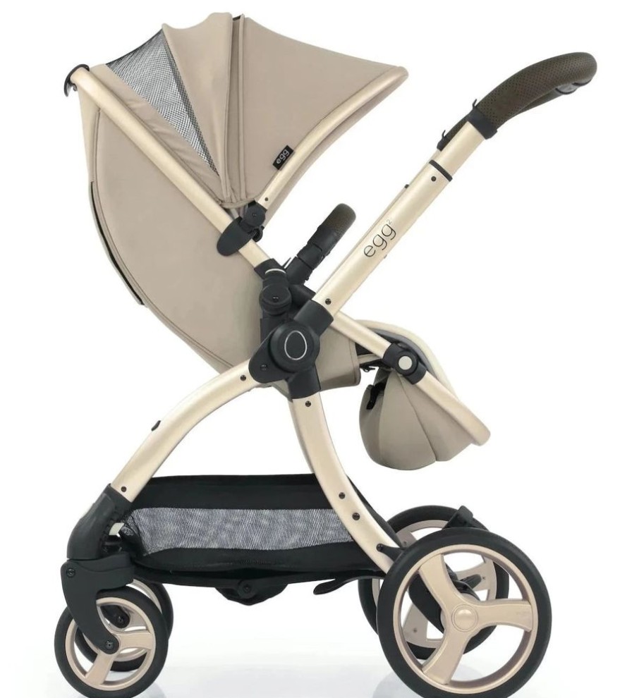 Prams & Pushchairs Egg2 | Egg 2 Stroller & Carrycot - Feather (Champagne Frame)