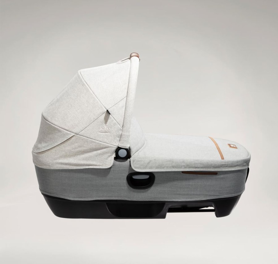 Prams & Pushchairs Joie | Joie Calmi Signature Car Cot Bed - Oyster