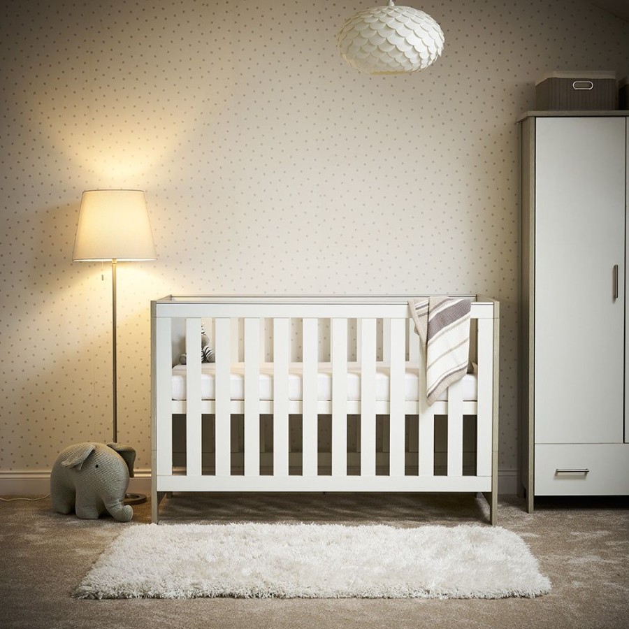 Nursery & Home Obaby 3 Piece Sets | Obaby Nika 3Pc Nursery Furniture - Grey Wash & White