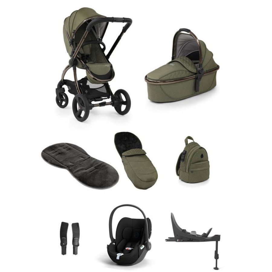 Prams & Pushchairs Egg2 | Egg 2 Luxury Travel Bundle With Cloud T I-Size - Hunter Green