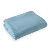 Nursery & Home Millie & Ralph Blankets | Blue Soft Cotton Cellular Pram Blanket