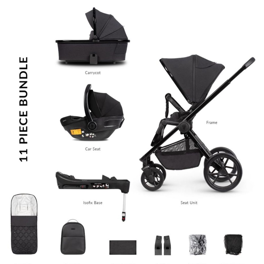 Prams & Pushchairs Venicci | Venicci Tinum Edge Se 3 In 1 Travel System Bundle Plus Isofix Base - R