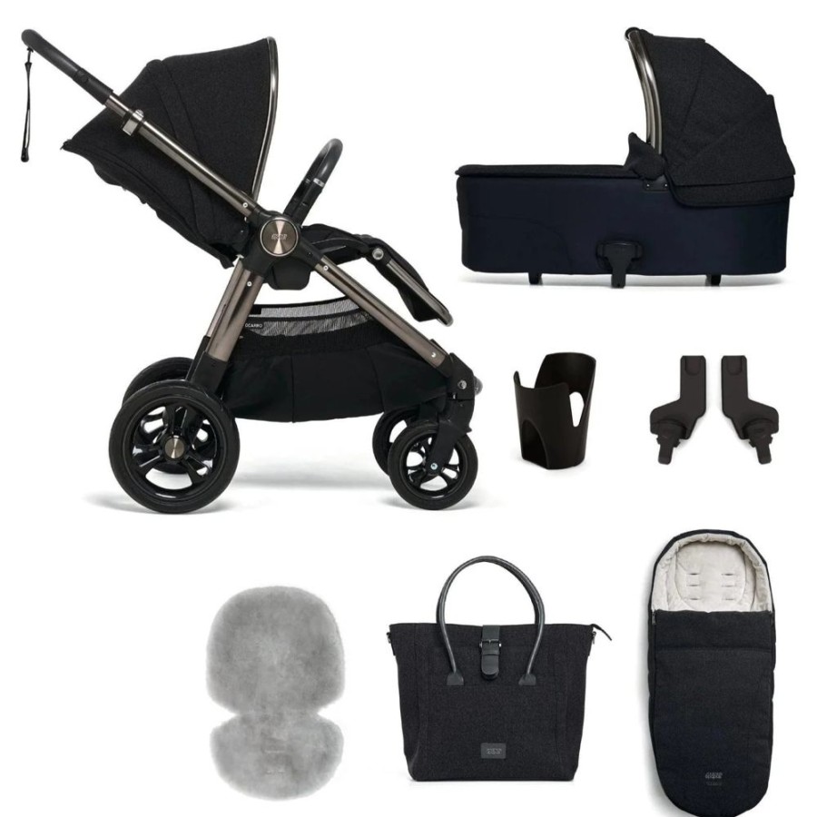 Prams & Pushchairs Millie & Ralph | Mamas & Papas Ocarro 7 Pc Essential Bundle - Navy Classic