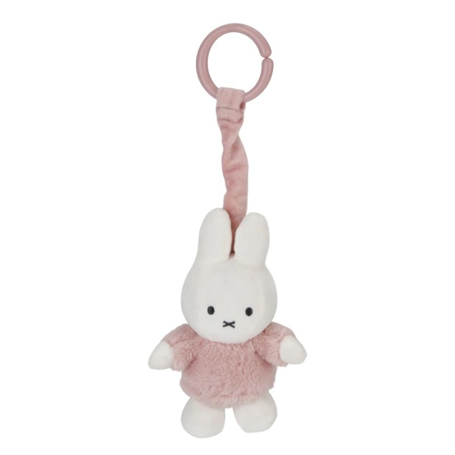 Nursery & Home Little Dutch Soft Toys | Little Dutch X Miffy Hanging Toy Fluffy Pink | Millie & Ralph