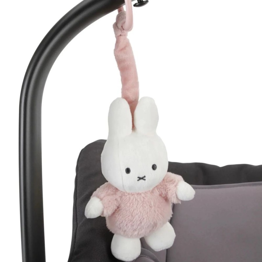 Nursery & Home Little Dutch Soft Toys | Little Dutch X Miffy Hanging Toy Fluffy Pink | Millie & Ralph