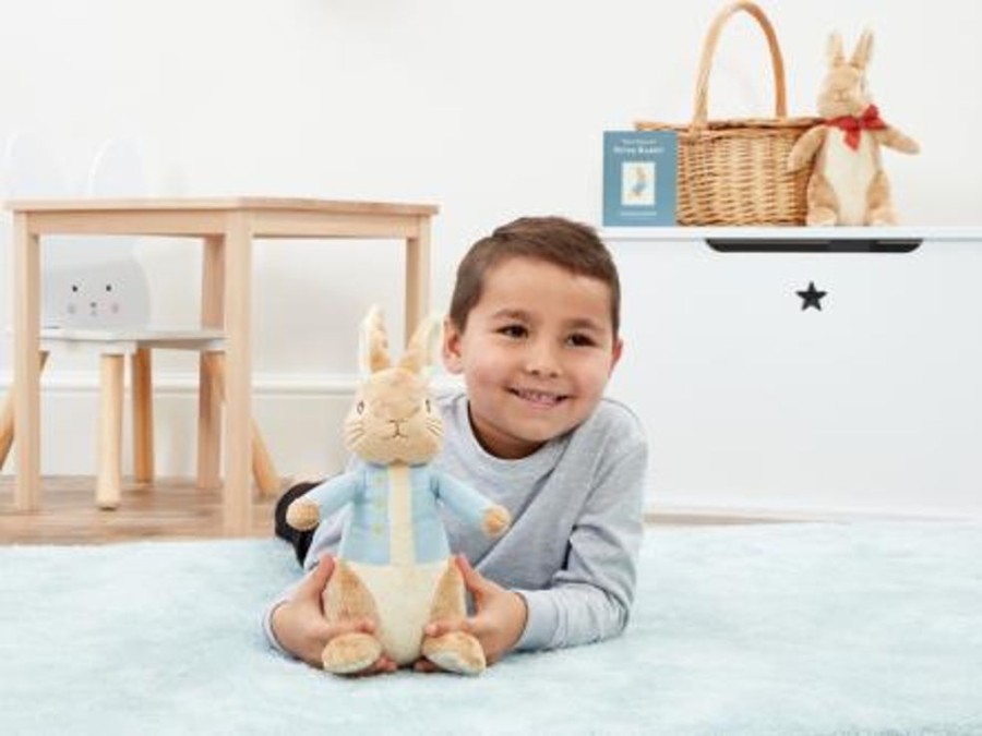 Nursery & Home Rainbow Designs Baby Playtime | Time To Play Peter!' Peter Rabbit Soft Toy