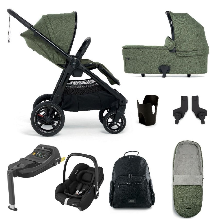 Prams & Pushchairs Millie & Ralph | Mamas & Papas Ocarro 8 Pc Complete Travel Bundle With Maxi-Cosi Cabrio