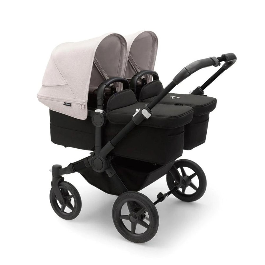 Prams & Pushchairs Bugaboo | Bugaboo Donkey 5 Twin Pushchair - Black/Misty White