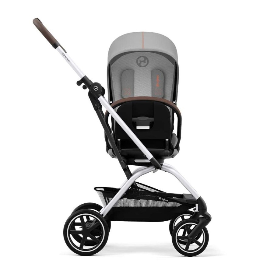 Prams & Pushchairs Cybex | Cybex Eezy S Twist+2 - Silver/Lava