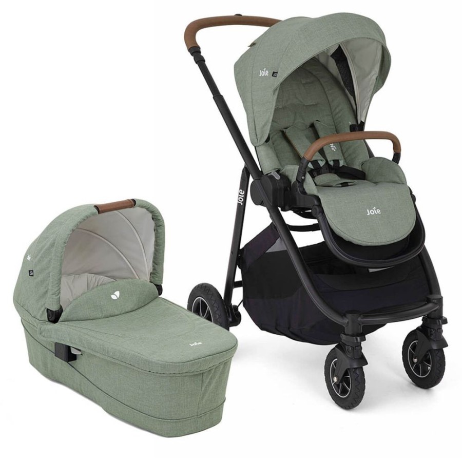 Prams & Pushchairs Joie | Joie Versatrax & Ramble Xl Carrycot Bundle - Laurel