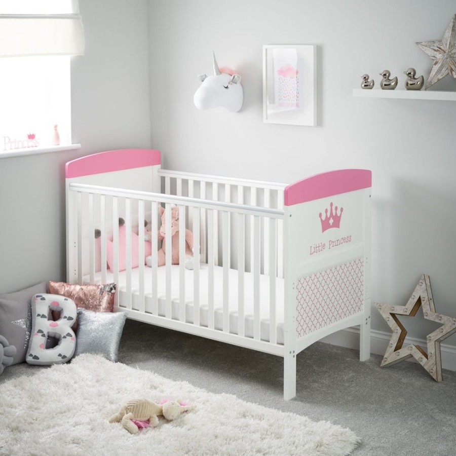 Nursery & Home Obaby Cots & Cotbeds | Obaby Grace Inspire Cot Bed Little Princess | Obaby Grace | Millie & Ralph