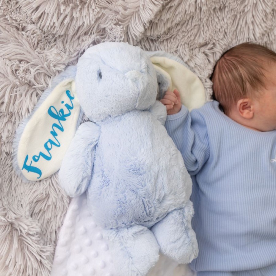 Nursery & Home Millie & Ralph Soft Toys | Personalised Blue Bunny Soft Toy