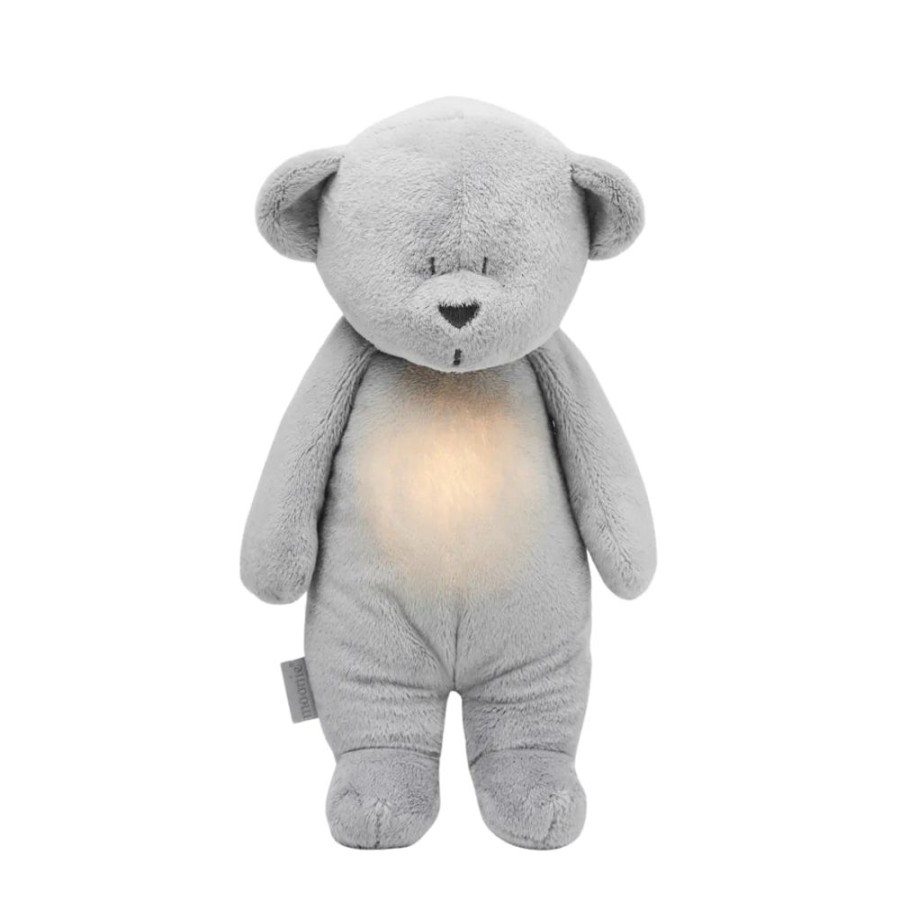 Nursery & Home Moonie Gifts | Moonie - Humming Friend Bear Nightlight - Silver