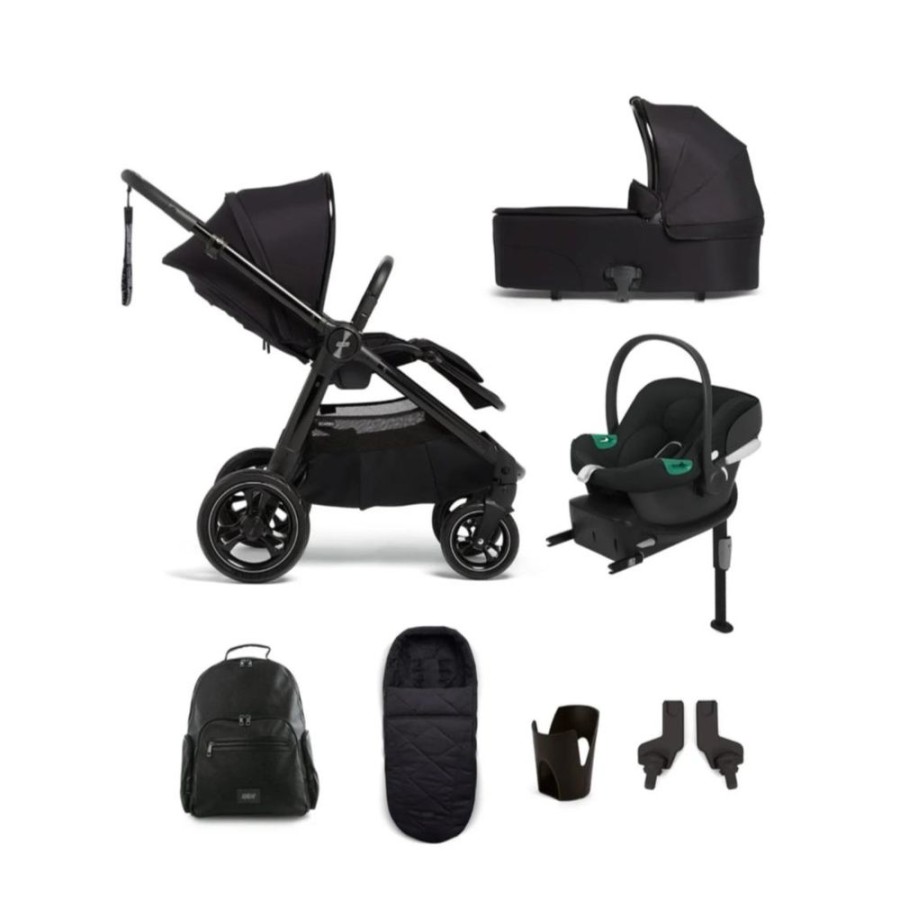 Prams & Pushchairs Millie & Ralph | Mamas & Papas Ocarro 8 Pc Complete Travel Bundle With Aton B2 - Carbon