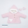 Clothing Pangasa Jackets, Coats & Pramsuits | Pangasa Powder Pink Sweetheart Knitted Jacket