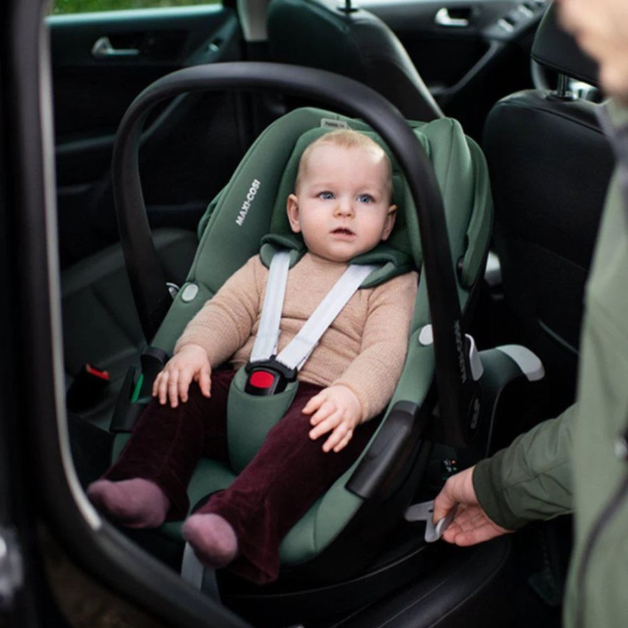 Prams & Pushchairs Millie & Ralph | Maxi-Cosi Pebble 360 I-Size Car Seat - Essential Green