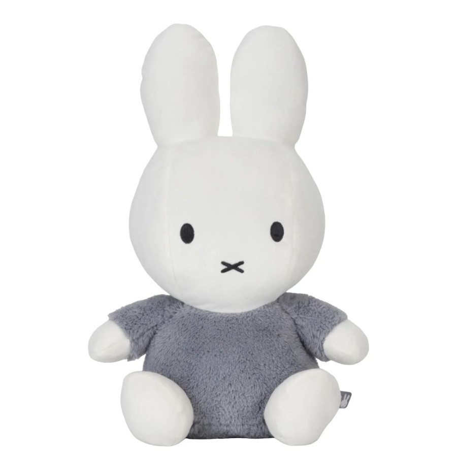 Nursery & Home Little Dutch Soft Toys | Little Dutch X Miffy Cuddle 35Cm Fluffy Blue