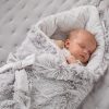 Nursery & Home Bizzi Growin Blankets | Luxuriously Soft Koochiwrap Blanket - Grey | Millie & Ralph