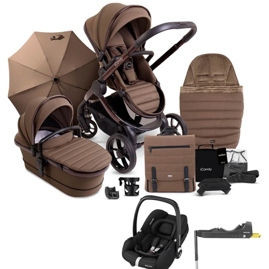 Prams & Pushchairs iCandy | Icandy Peach 7 Travel Bundle With Maxi-Cosi Cabriofix Isize - Coco