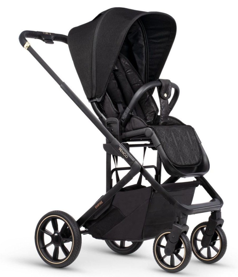 Prams & Pushchairs Venicci | Venicci Empire Pushchair With Accessory Pack - Ultra Black