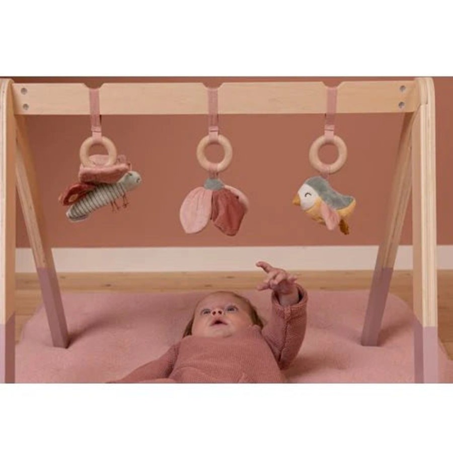 Nursery & Home Little Dutch Gifts | Little Dutch Wooden Baby Gym - Flowers & Butterflies