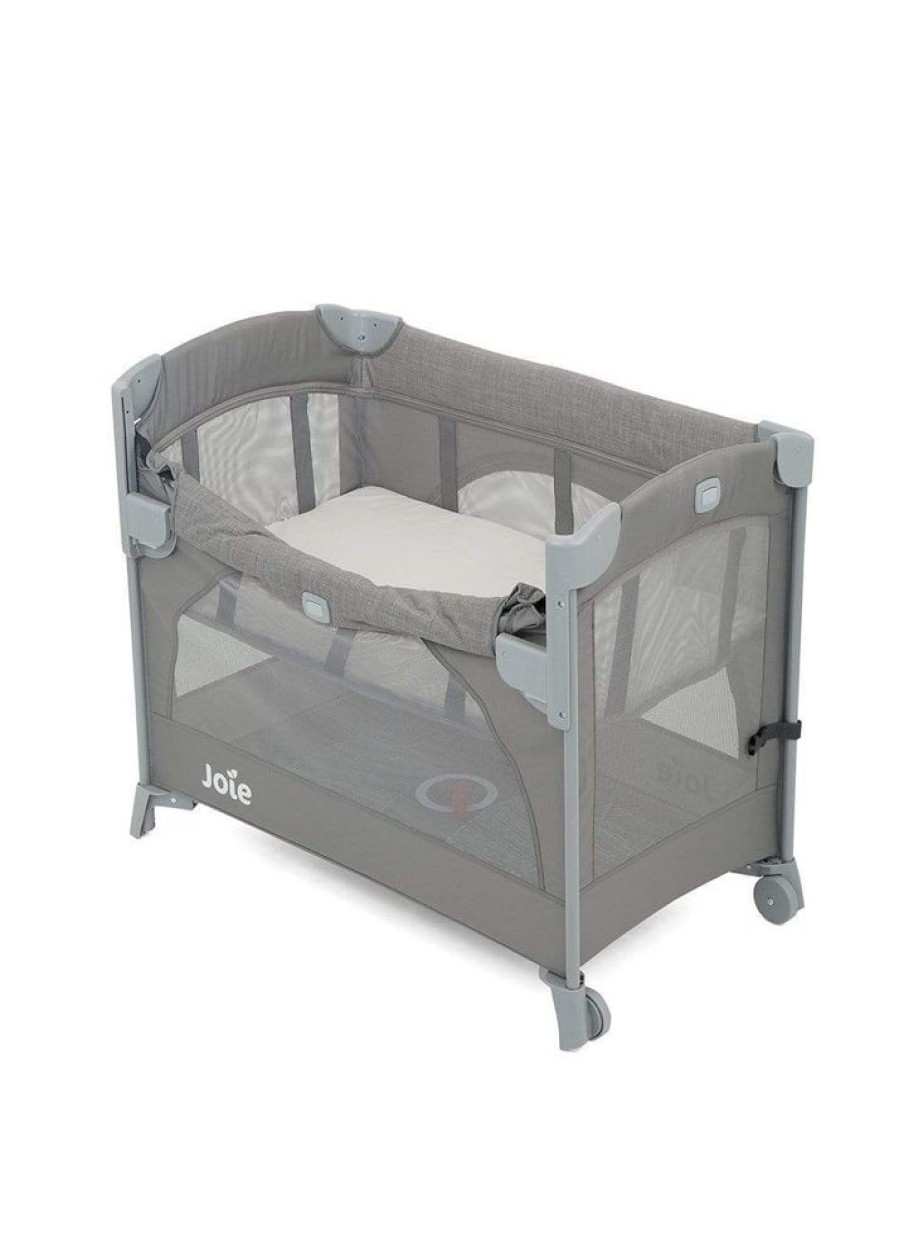 Nursery & Home Joie Cots & Cotbeds | Joie Kubbie Sleep Travel Cot - Foggy Grey