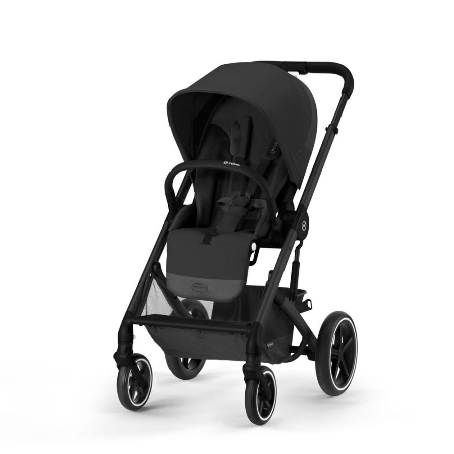 Prams & Pushchairs Cybex | Cybex Balios S Lux Comfort Bundle - Moon Black