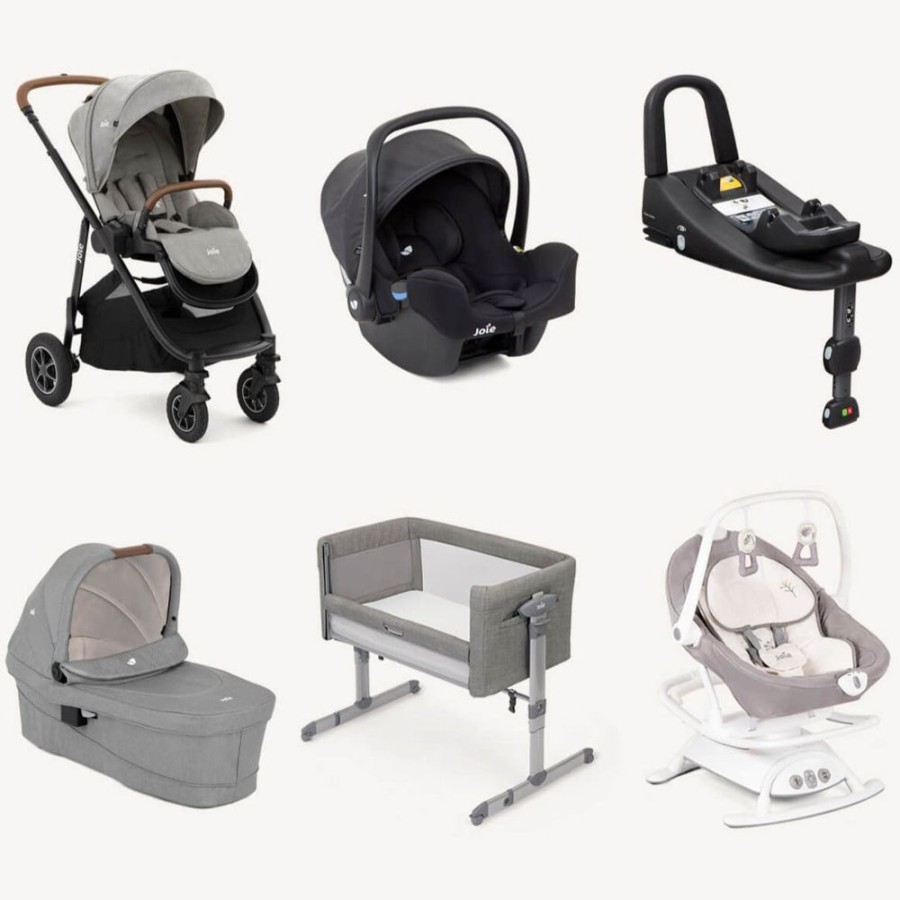 Prams & Pushchairs Joie | Joie Versatrax Newborn Baby Essentials Bundle - Pebble