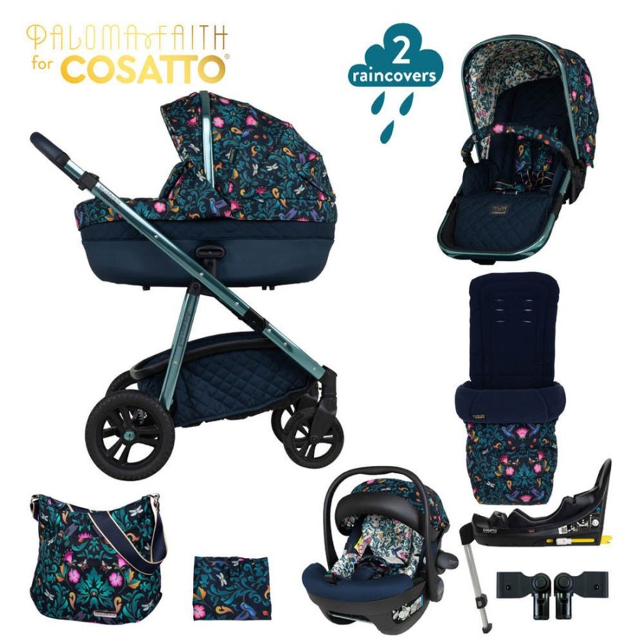 Prams & Pushchairs Cosatto | Cosatto Wow Continental Paloma Faith I-Size Everything Bundle - Wildli