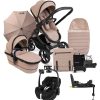 Prams & Pushchairs iCandy | Icandy Peach 7 Travel Bundle With Pebble 360 Pro & Base - Jet/Cookie