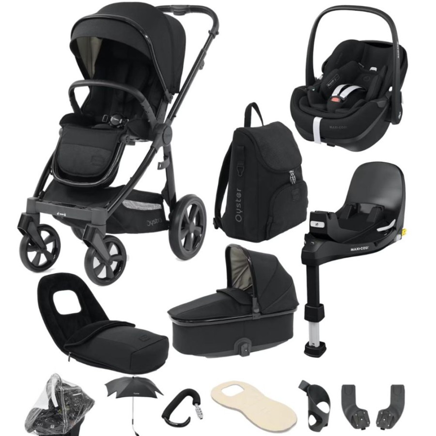 Prams & Pushchairs BabyStyle | Oyster 3 Ultimate 12 Pc Travel System Bundle With Maxi-Cosi Pebble 360