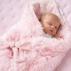 Nursery & Home Bizzi Growin Gifts | Luxuriously Soft Koochiwrap Blanket - Blush Pink | Millie & Ralph