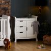 Nursery & Home Obaby 2 Piece Sets | Obaby Stamford Luxe Sleigh 2Pc Nursery Furniture - White