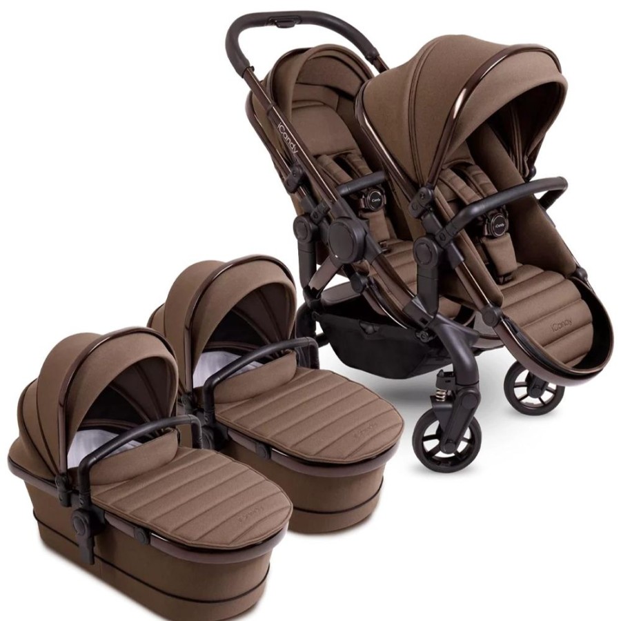 Prams & Pushchairs iCandy | Icandy Peach 7 Twin Pushchair - Coco