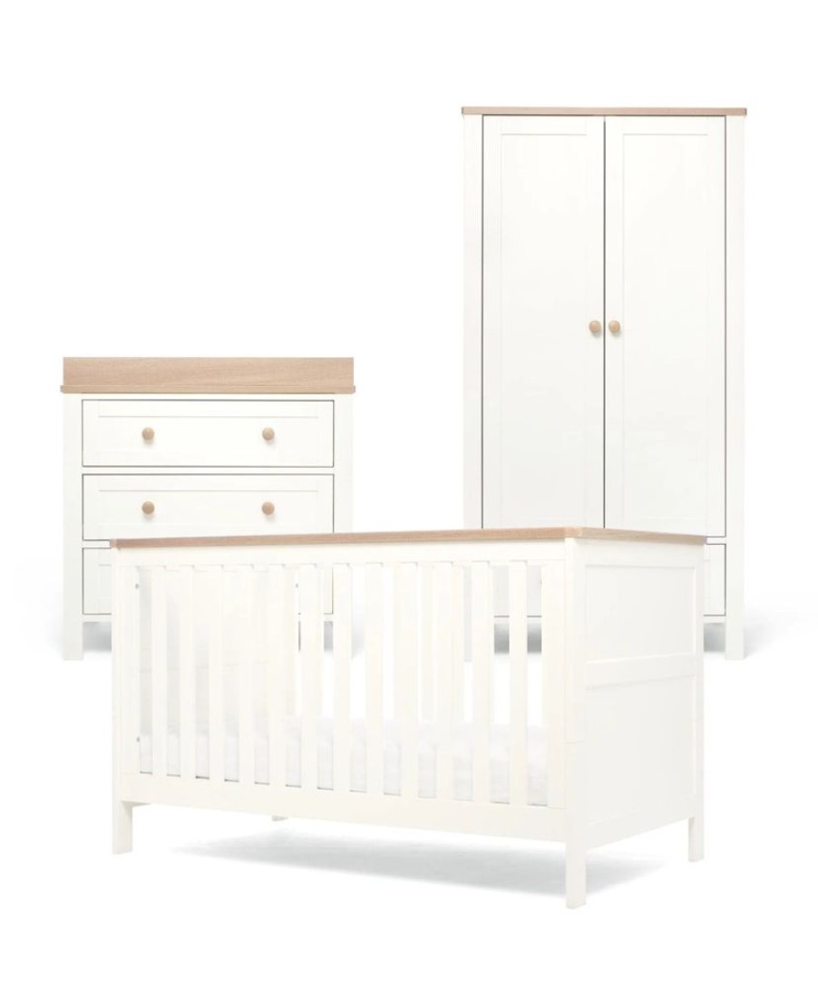 Nursery & Home Millie & Ralph 3 Piece Sets | Mamas & Papas Wedmore 3Pc Set - White/Natural