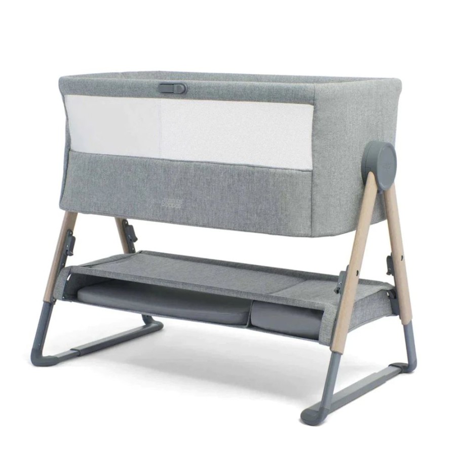 Nursery & Home Mamas & Papas Moses Baskets & Bedside Cribs | Mamas & Papas Lua Bedside Crib - Grey Star