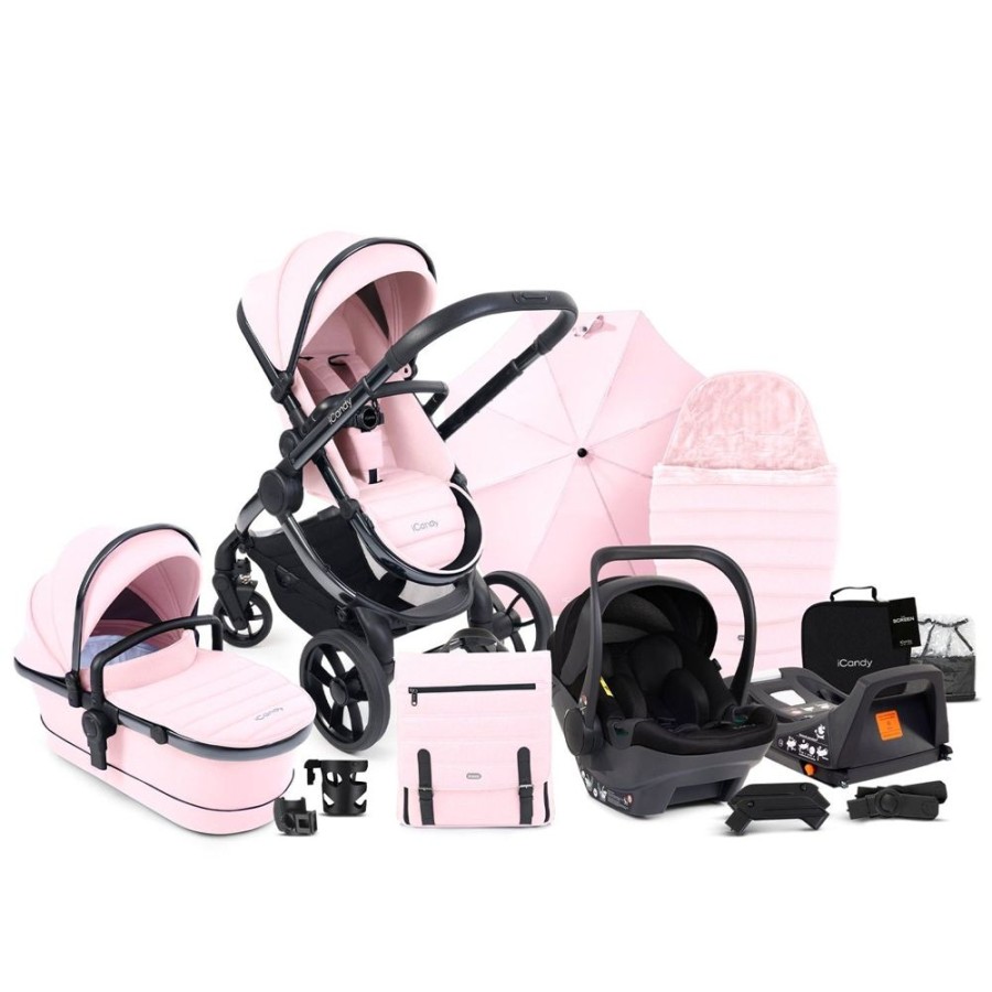 Prams & Pushchairs iCandy | Icandy Peach 7 Travel Bundle With Cocoon - Blush Pink