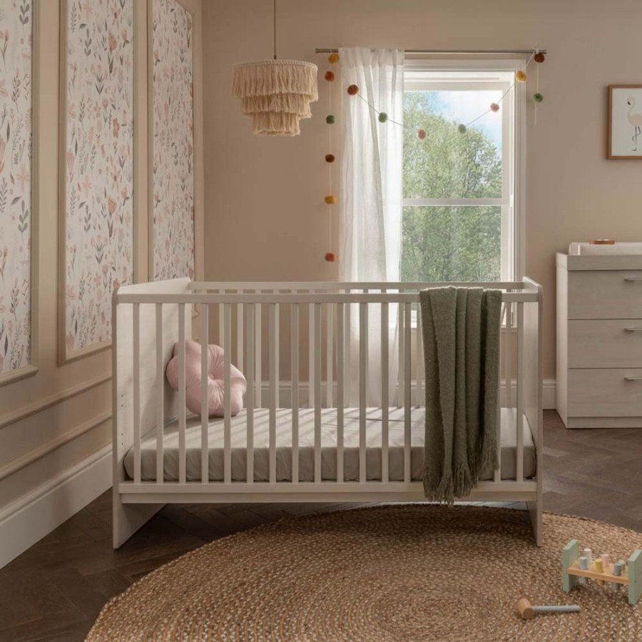 Nursery & Home CuddleCo 2 Piece Sets | Cuddleco Freya 2 Pc Nursery Furniture Set - Coastal White