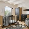 Nursery & Home CuddleCo 3 Piece Sets | Cuddleco Rafi 3 Pc Nursery Furniture Set - Oak & Black