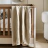 Nursery & Home Mamas & Papas Bedding & Sleepwear | Mamas & Papas Welcome To The World Seedling Muslin Blanket - Linen